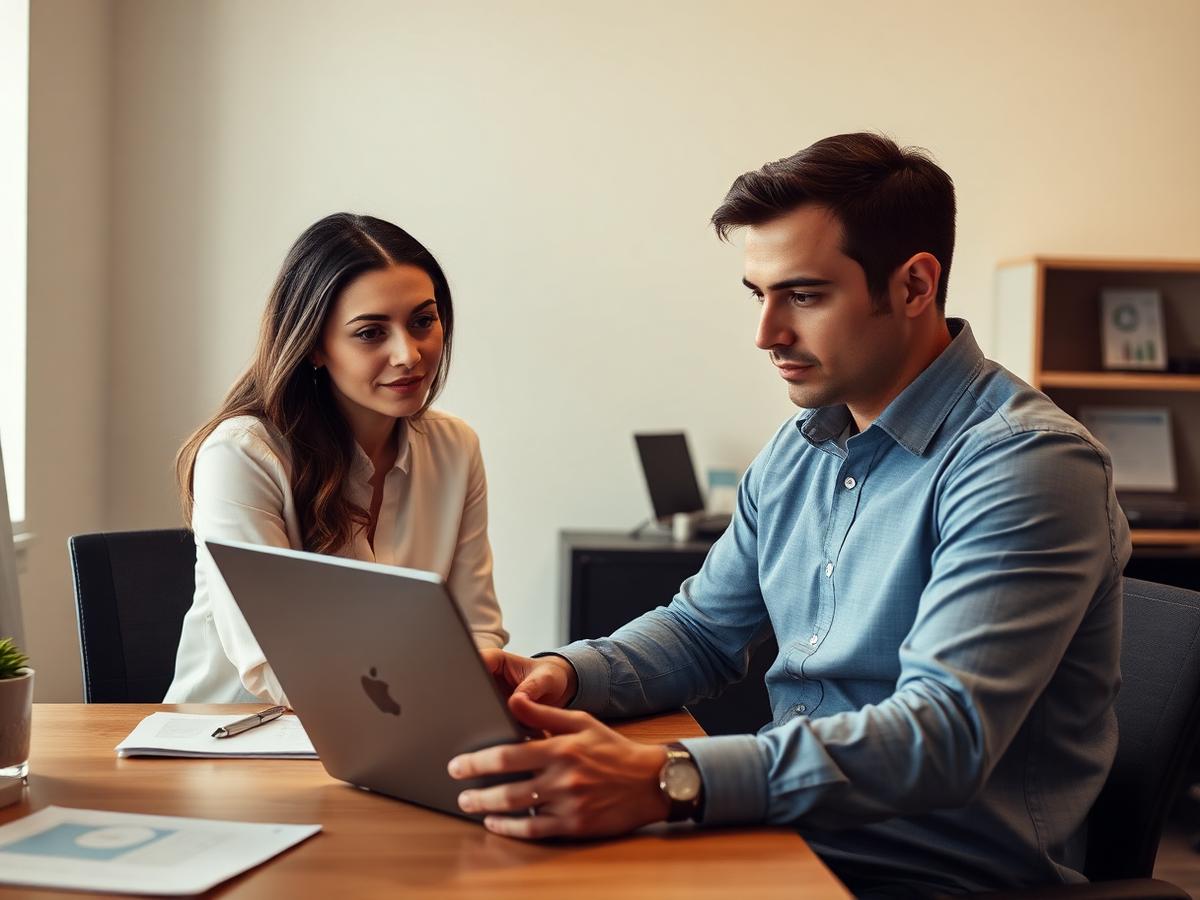 Team using ordinary business software to improve a workflow